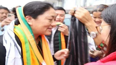 Arunachal: State BJP felicitates newly elected MLA Tsering Lhamu