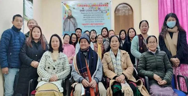 Arunachal, Farewell party, Ziro, ICDS