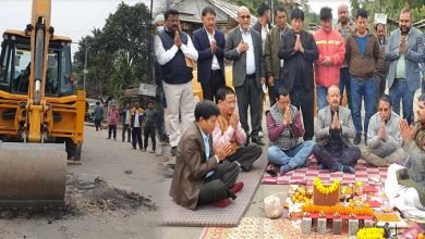 Arunachal: Renovation work for Pasighat-Ledum-Tene road begins