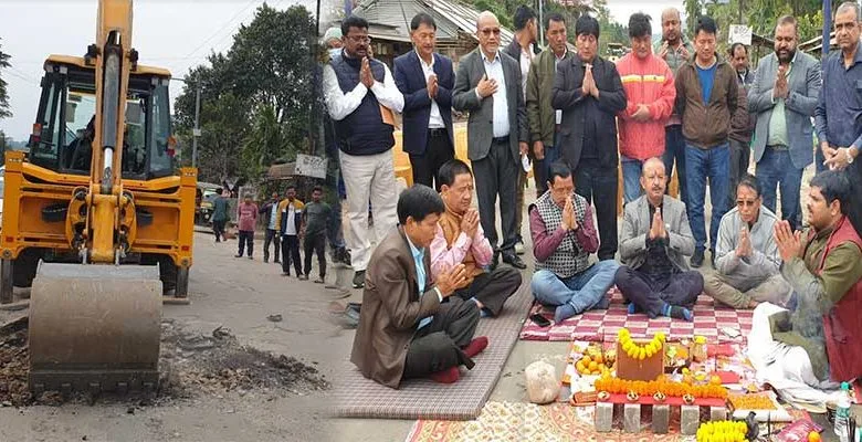 Arunachal: Renovation work for Pasighat-Ledum-Tene road begins