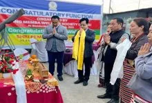 Arunachal: Tuting Memba Welfare Society felicitate new President Pema Darjee Khochi