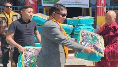Arunachal: Blankets distributed to nuns of Singsur Ani gonpa of Lhou village