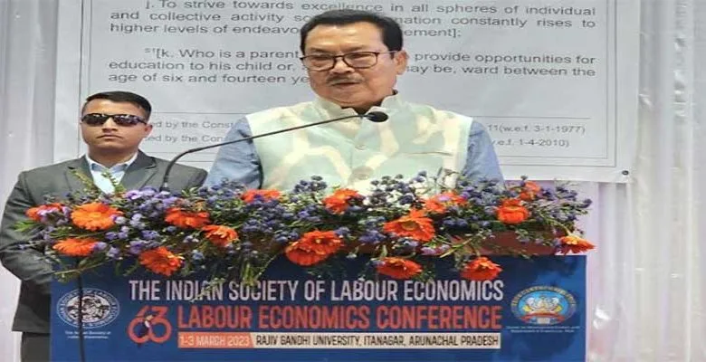 Arunachal; urgent need to focus on the welfare of the labour class, says Chowna Mein