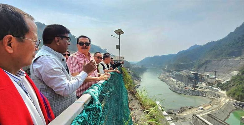 Arunachal: Chowna Mein visits Subansiri Lower HE Project in Gerakamukh