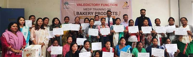 Arunachal: MEDPs on Bakery Products for SHGs concluded at Namsai
