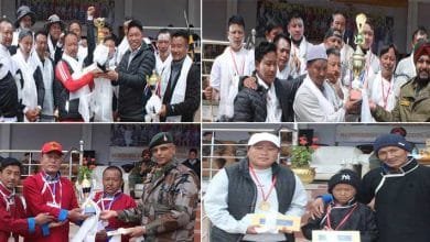 Arunachal: Damgyin team lifted the first Rigzhung Tsemo dendur trophy