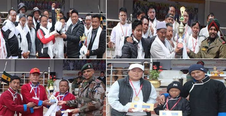 Arunachal: Damgyin team lifted the first Rigzhung Tsemo dendur trophy