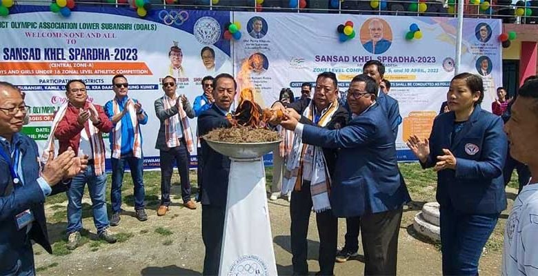 Arunachal: Sansad Khel Sprada kickstarted at Ziro