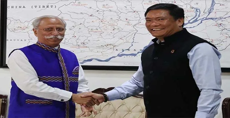 Arunachal Guv, CM discuss state’s developmental activities