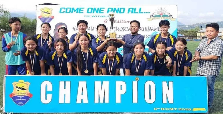 Arunachal: Hangpan Dada memorial trophy 2023 for Papum Pare district Concludes