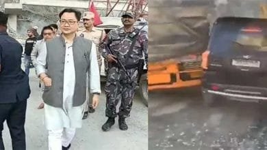 Kiran Rijiju's car met with a accident, No one hurt: Police