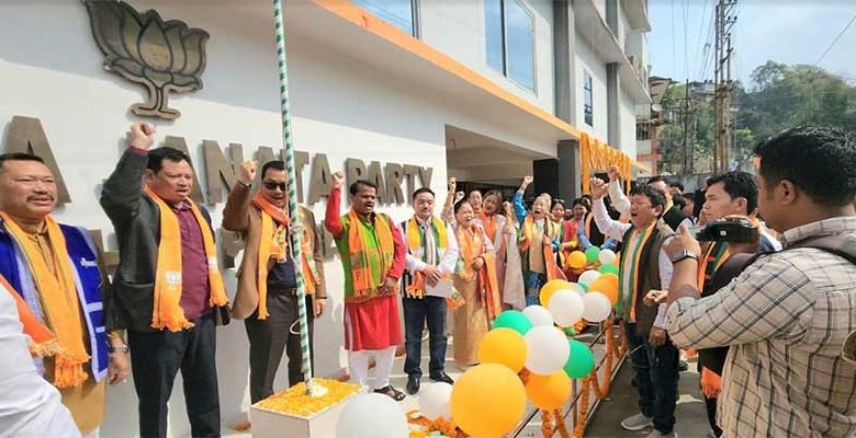Arunachal: Sthapana Diwas, Samajik Sewa Saptah celebration at State BJP Office