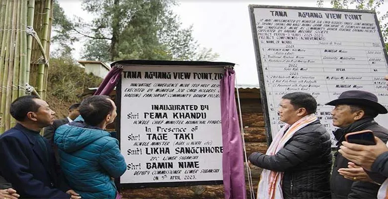 Arunachal: Pema Khandu inaugurates Tana Agyang View Point at Ziro