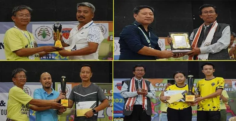 Itanagar: Intense Battles and Stellar Performances Mark the Itanagar Dree Badminton and Table Tennis Tournament 2023