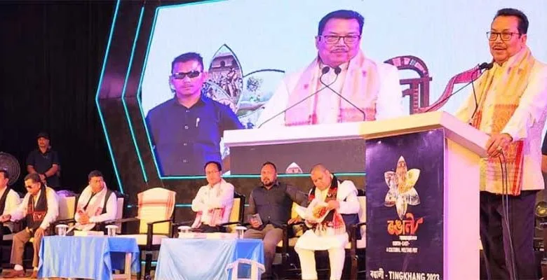 Arunachal: Chowna Mein attends the Rongali- Tingkhang 2023 in Assam’s Dibrugarh