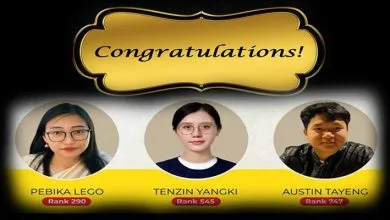 Arunachal’s Pebika Lego, Tenzin Yangki and Austin Tayeng crack UPSC exam
