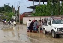 Itanagar: JVYWA Crying for Repairing of Ganga-Jollang-Papu Nallah Road