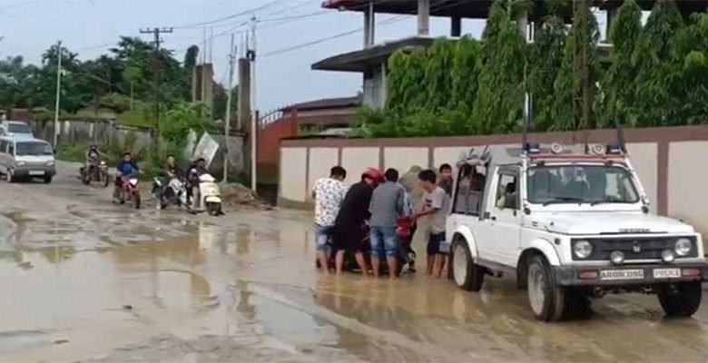 Itanagar: JVYWA Crying for Repairing of Ganga-Jollang-Papu Nallah Road