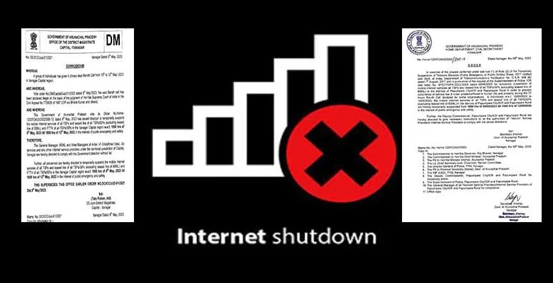 Arunachal: State Govt suspends internet services amid 72 hours bandh call