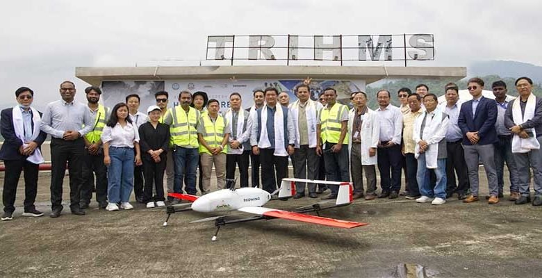 Arunachal: TRIHMS launches drone flight to East Kameng under the Medicine From Sky program
