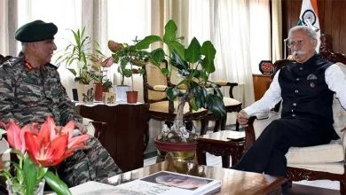 Itanagar: GOC 4 Corps calls on the Arunachal Pradesh Governor
