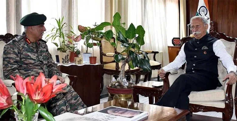 Itanagar: GOC 4 Corps calls on the Arunachal Pradesh Governor