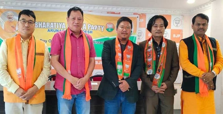 Arunachal: Former AAPSU president Hawa Bagang joins BJP