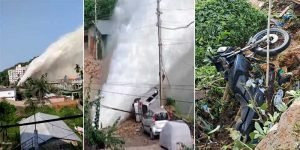 Watch Video: Women dies after water supply burst in Guwahati