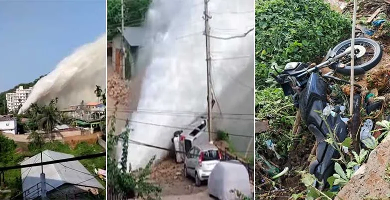 Watch Video: Women dies after water supply burst in Guwahati