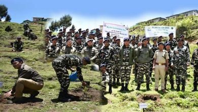 Arunachal: 38th battalion of SSB conducts plantation drive in Tawang