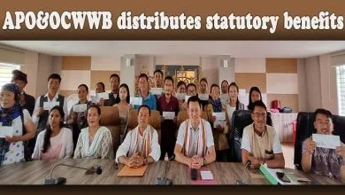 Arunachal: APO&OCWWB distributes statutory benefits