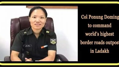 Arunachal’s Col Ponung Doming to command world’s highest border roads outpost