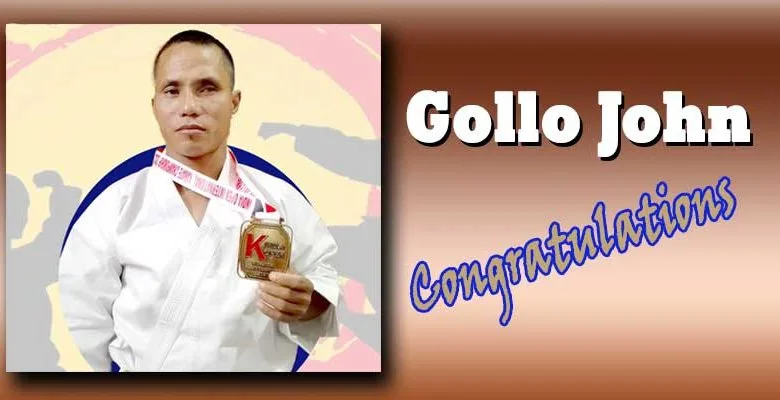 Arunachal: GYA congratulates Gollo John for wining Gold Medal