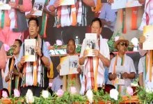 Arunachal: BJP mega rally held at IG Park in Itanagar
