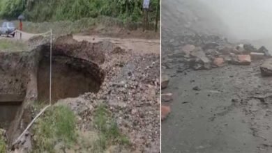 Arunachal Pradesh: Landslides at many places due to heavy rains