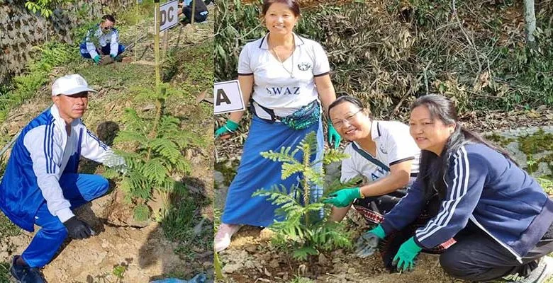 Arunachal: Plantation drive at Kardo Shiva lingam as part of Mission LiFE