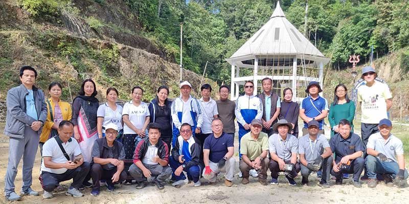 Arunachal: Plantation drive at Kardo Shiva lingam as part of Mission LiFE