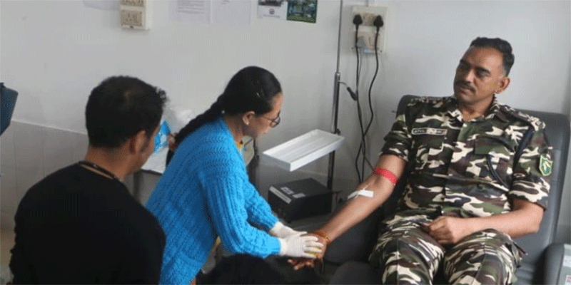 Arunachal: SSB organised blood donation camp in Tawang