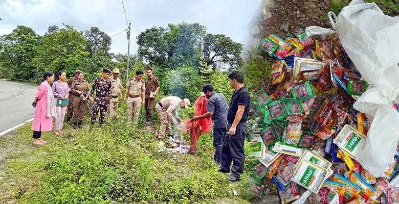 Arunachal: Anti-tobacco flying squad seized tobacco products at Yingkiong
