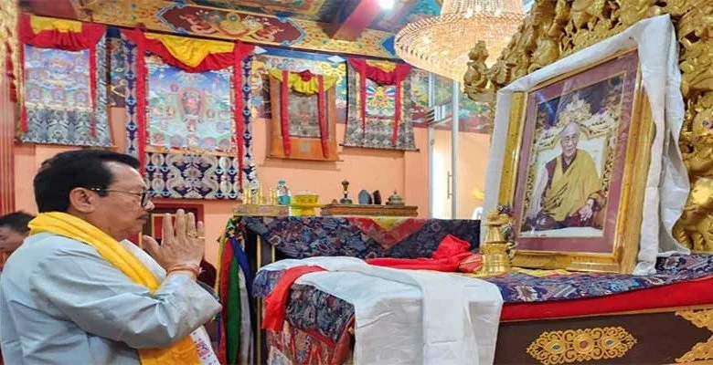 Arunachal: Chowna Mein joined 88th Birthday celebration of his holiness 14th Dalai Lama at Dhargyelling Tibetan Settlement Tindolong, Tezu