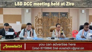 LSD DCC meeting held at Ziro: