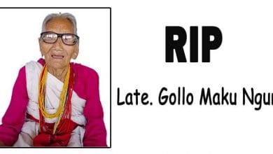Arunachal : Gollo Maku Nguri passes away at 95