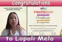 IMC Youth Conclave : RGU Student Lopoli Melo declared best student speaker