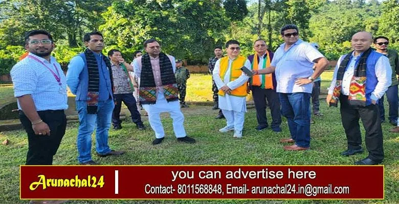 Arunachal: MoS finance Pankaj Chaudhary visits Pasighat, Roing