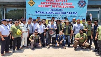 Aruachal: Road Safety Awareness cum Free Helmet Distribution camp held in Pasighat