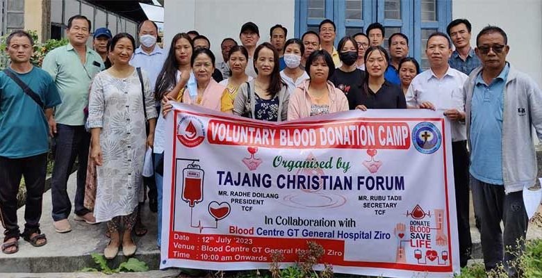 Arunachal: TCF donates blood to GTGH