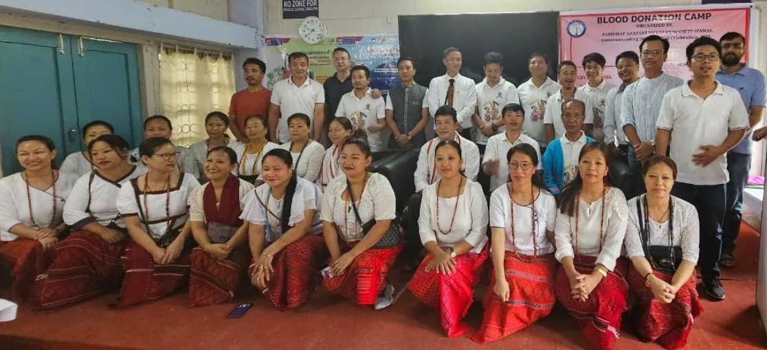Arunachal: Pasighat Apatani Welfare Society carries out blood donation camp on the eve of Dree festival