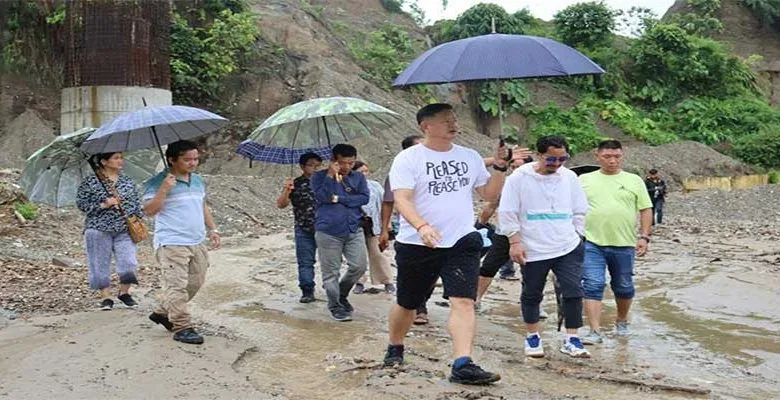 Itanagar: IMC Mayor Tamme Phassang inspected SWM Plant at Karsingsa, Burial Ground in Nirjuli