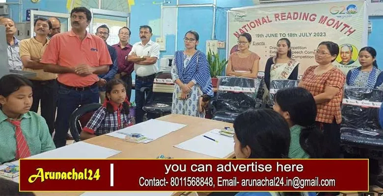 Arunachal: District Library, Namsai celebrates National Reading Month