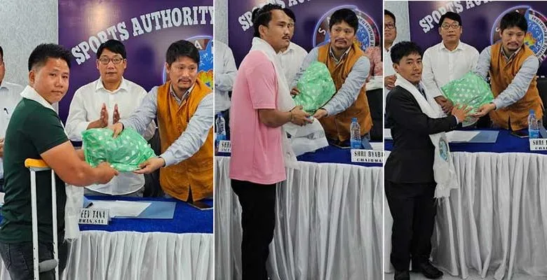 Itanagar: Sports Authority of Arunachal felicitates medal winners Para Athletes
